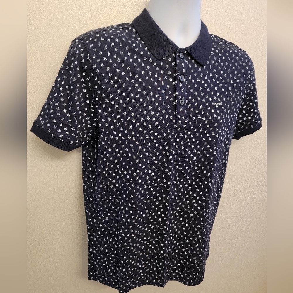 NWT Michael Kors Short Sleeve Polo Shirt - Picture 2 of 3